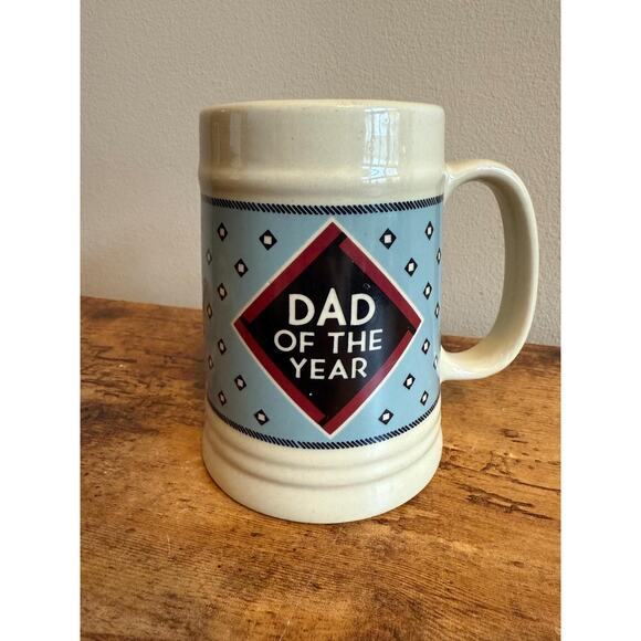 Vintage Dad of the Year Stein Mug - Picture 1 of 4